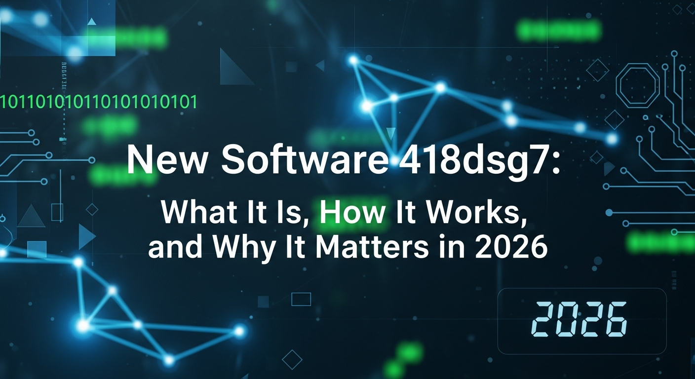 New Software 418dsg7: What It Is, How It Works, and Why It Matters in 2026