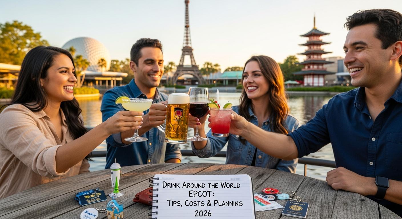 Drink Around the World EPCOT: Tips, Costs & Planning 2026