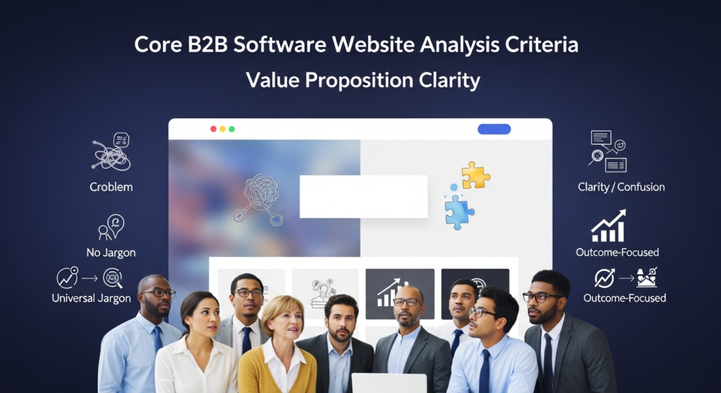 Core B2B Software Website Analysis Criteria