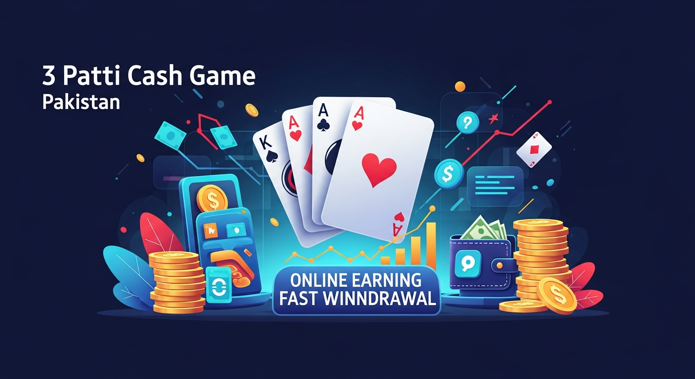 3 Patti Cash Game Pakistan – Play, Earn & Fast Withdrawal