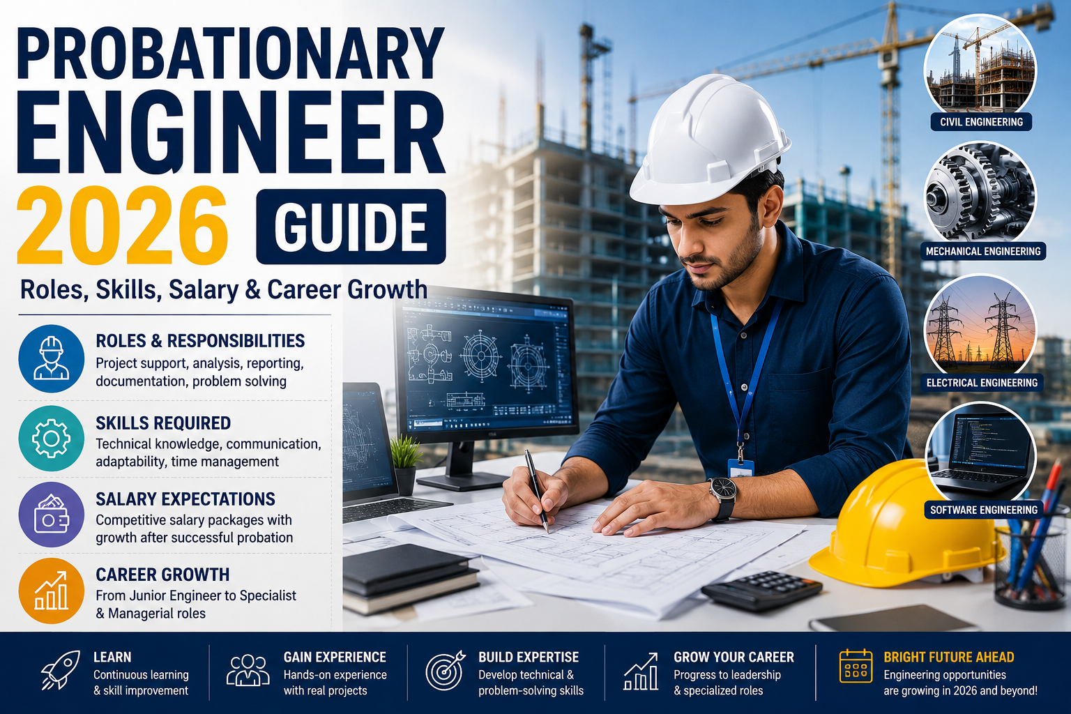 Probationary Engineer 2026 Guide: Roles, Skills, Salary & Career Growth
