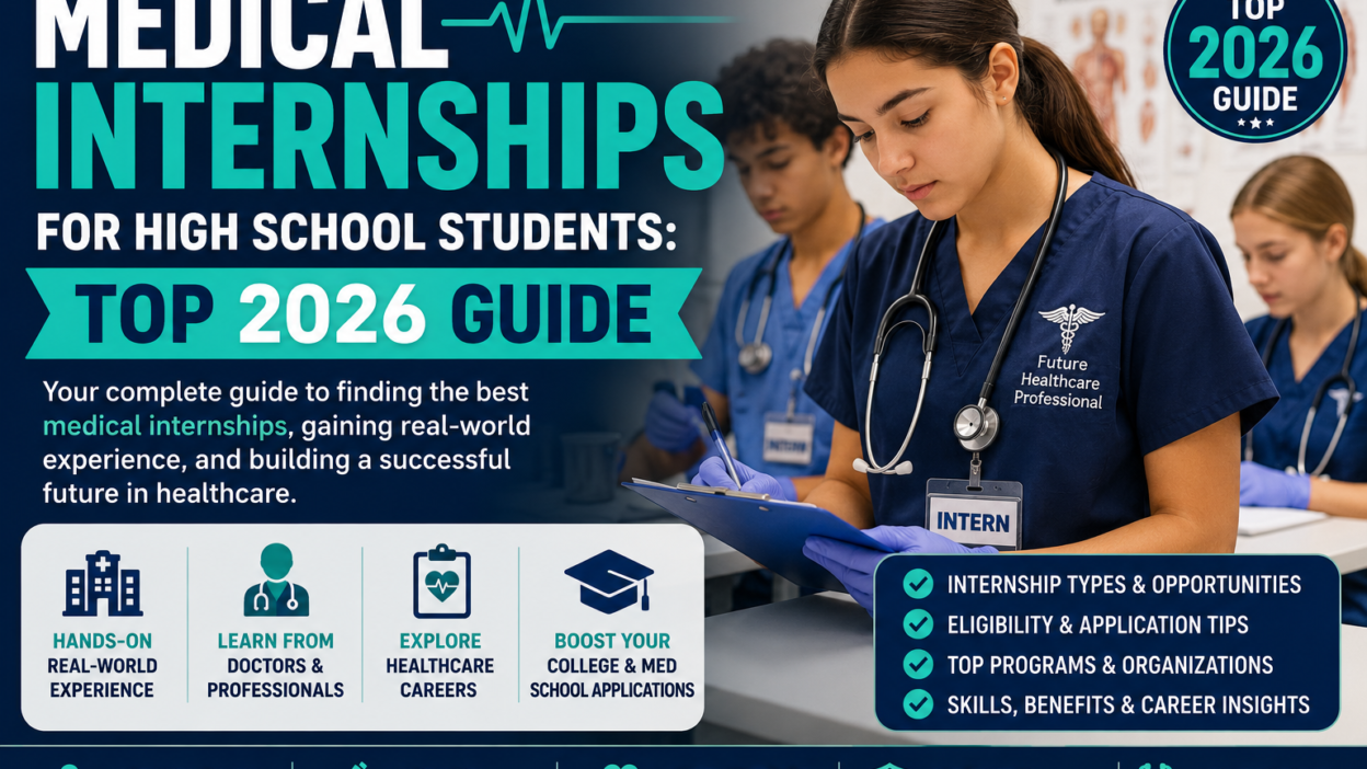 Medical Internships for High School Students: Top 2026 Guide
