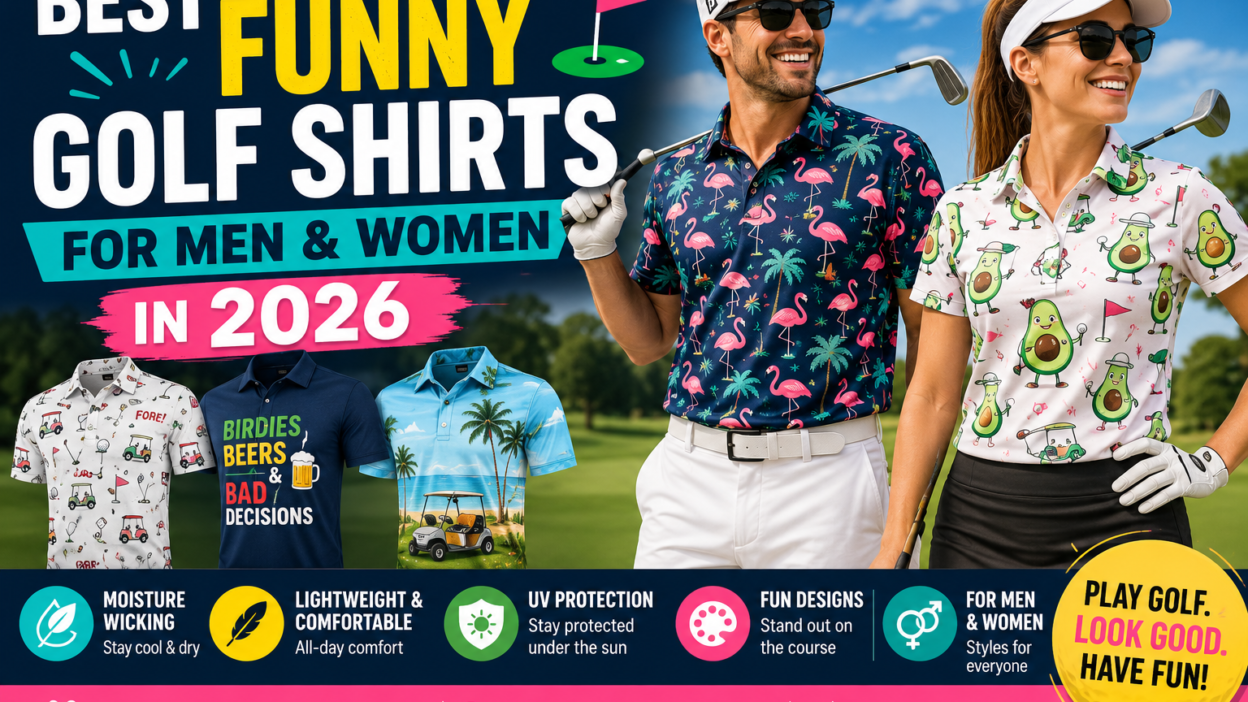 Best Funny Golf Shirts for Men & Women in 2026