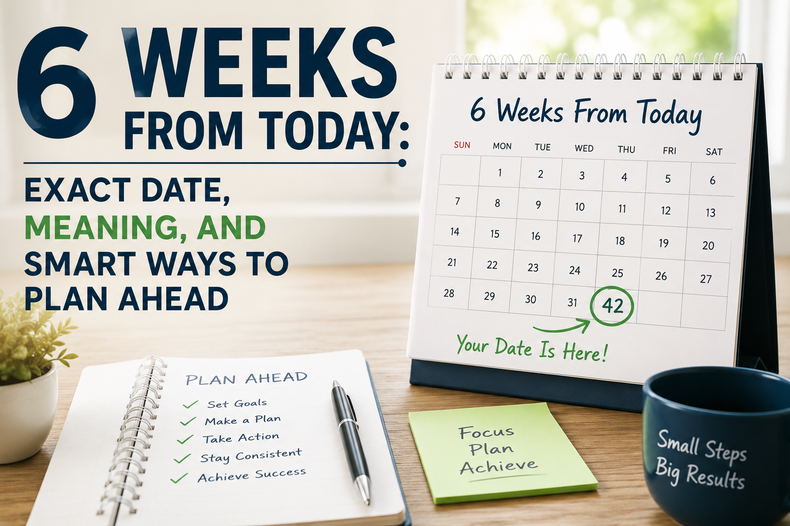 6 Weeks From Today: Exact Date, Meaning, and Smart Ways to Plan Ahead