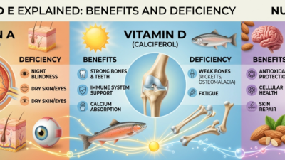 Vitamin A D and E Explained: Benefits and Deficiency