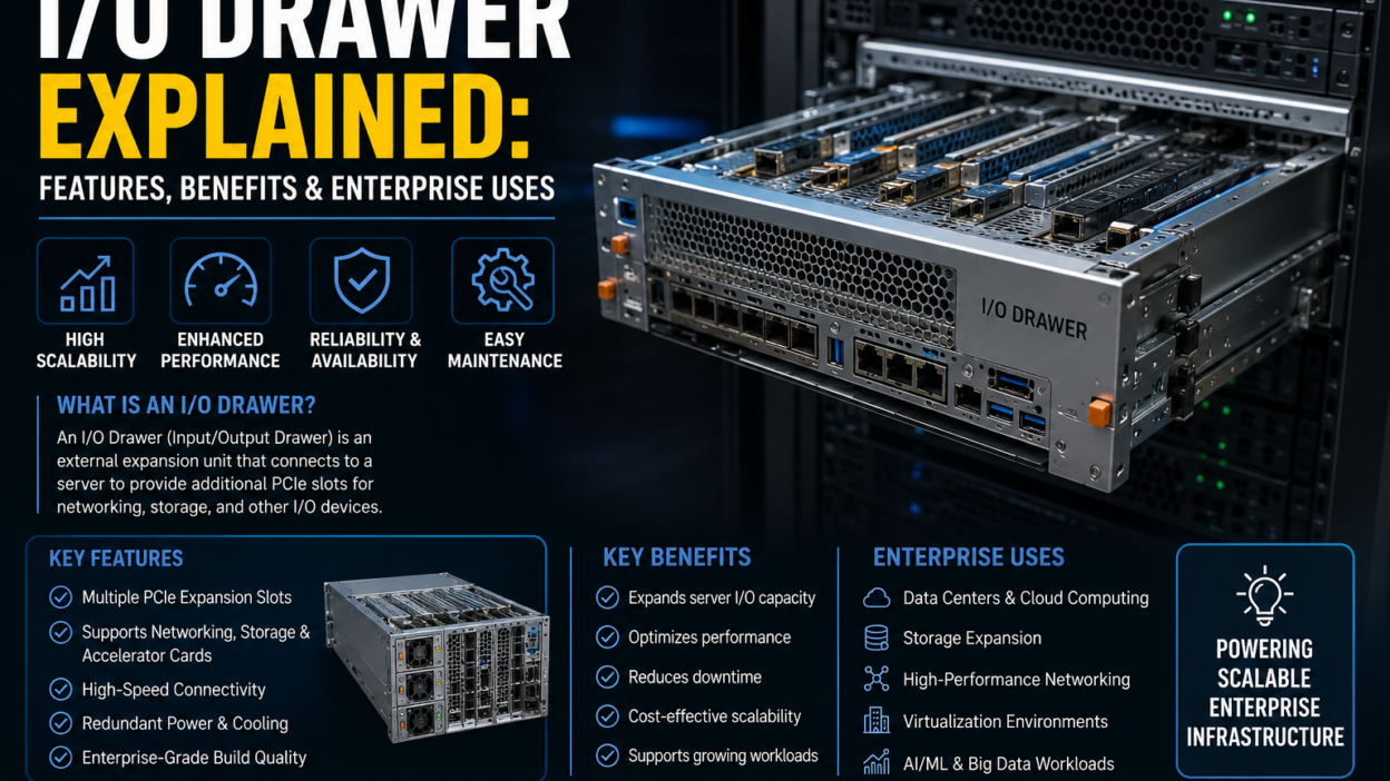 I/O Drawer Explained: Features, Benefits & Enterprise Uses