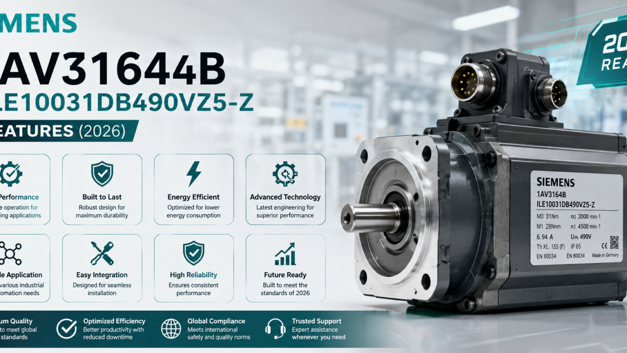 Siemens 1AV3164B ILE10031DB490VZ5-Z Features (2026)