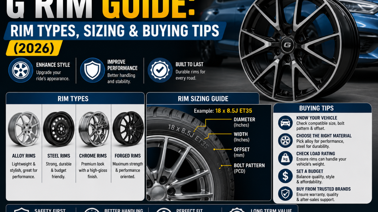 G Rim Guide: Rim Types, Sizing & Buying Tips (2026)