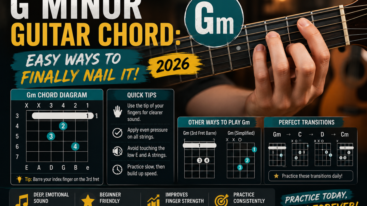 G Minor Guitar Chord: Easy Ways to Finally Nail It 2026