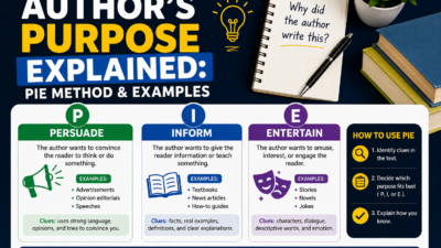 Author's Purpose Explained: PIE Method & Examples