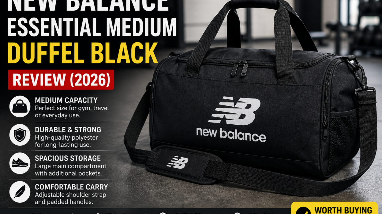 New Balance Essential Medium Duffel Black Review (2026)