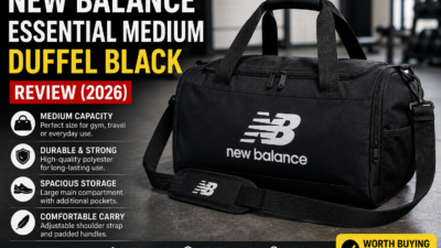 New Balance Essential Medium Duffel Black Review (2026)