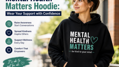 Mental Health Matters Hoodie: Wear Your Support with Confidence