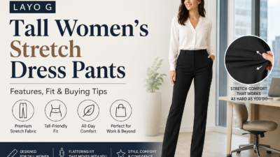 Layo G Tall Women's Stretch Dress Pants: Features, Fit & Buying Tips